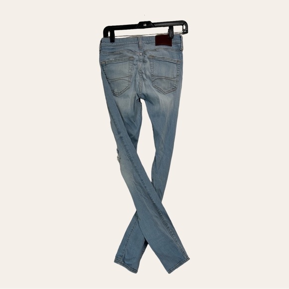 Hollister Other - Hollister Men’s Jeans Faded Blue Distressed with Button Fly, Size 26 x 30